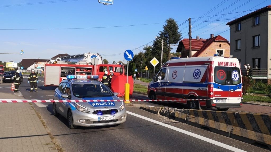 Śmiertelny wypadek na ul. Ofiar Oświęcimia - InfoBrzeszcze.pl