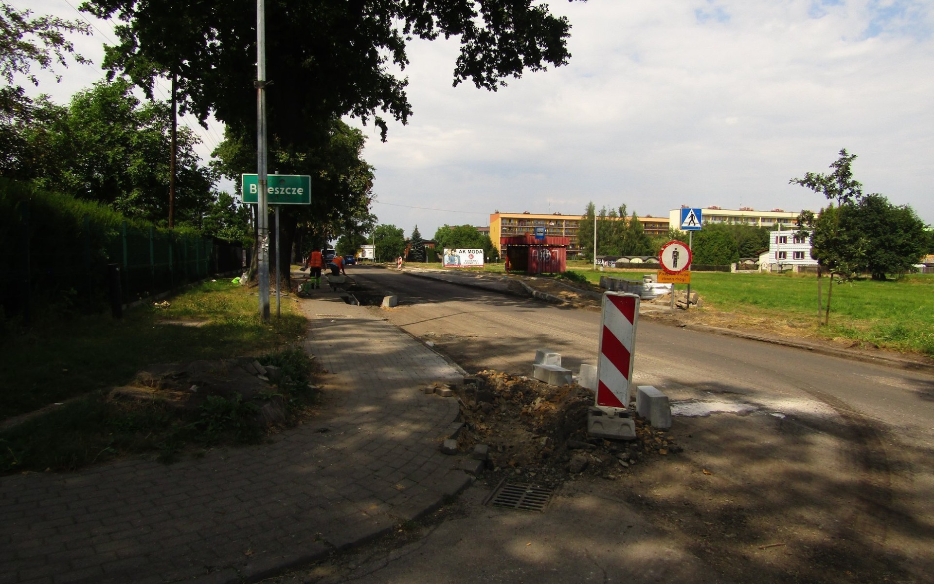 Droga Wojewódzka nr 949 w remoncie. - InfoBrzeszcze.pl