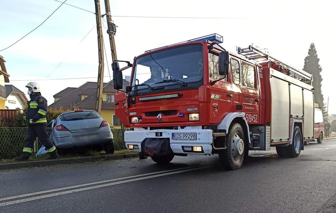 Kolizja drogowa w Wilczkowicach - InfoBrzeszcze.pl