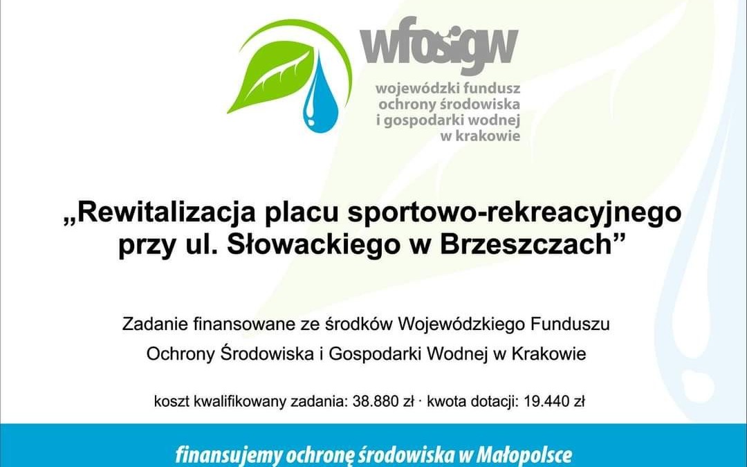 Rewitalizacja placu sportowo-rekreacyjnego na ul. Słowackiego zakończona. - InfoBrzeszcze.pl