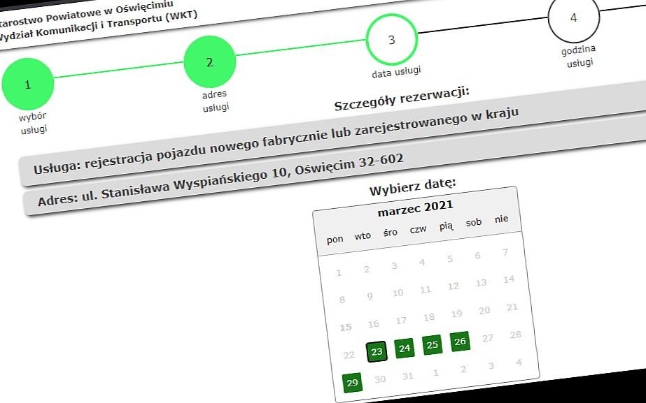 Ruszył system internetowej rezerwacji wizyt w Wydziale Komunikacji - InfoBrzeszcze.pl