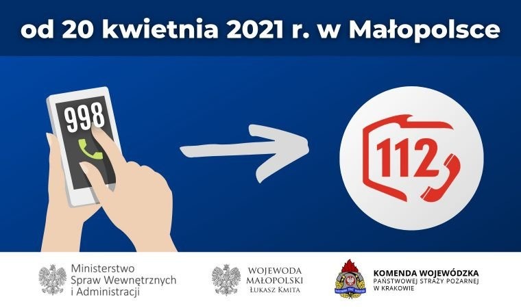 Przełączenie telefonu alarmowego 998 do Centrum Powiadamiania Ratunkowego - InfoBrzeszcze.pl