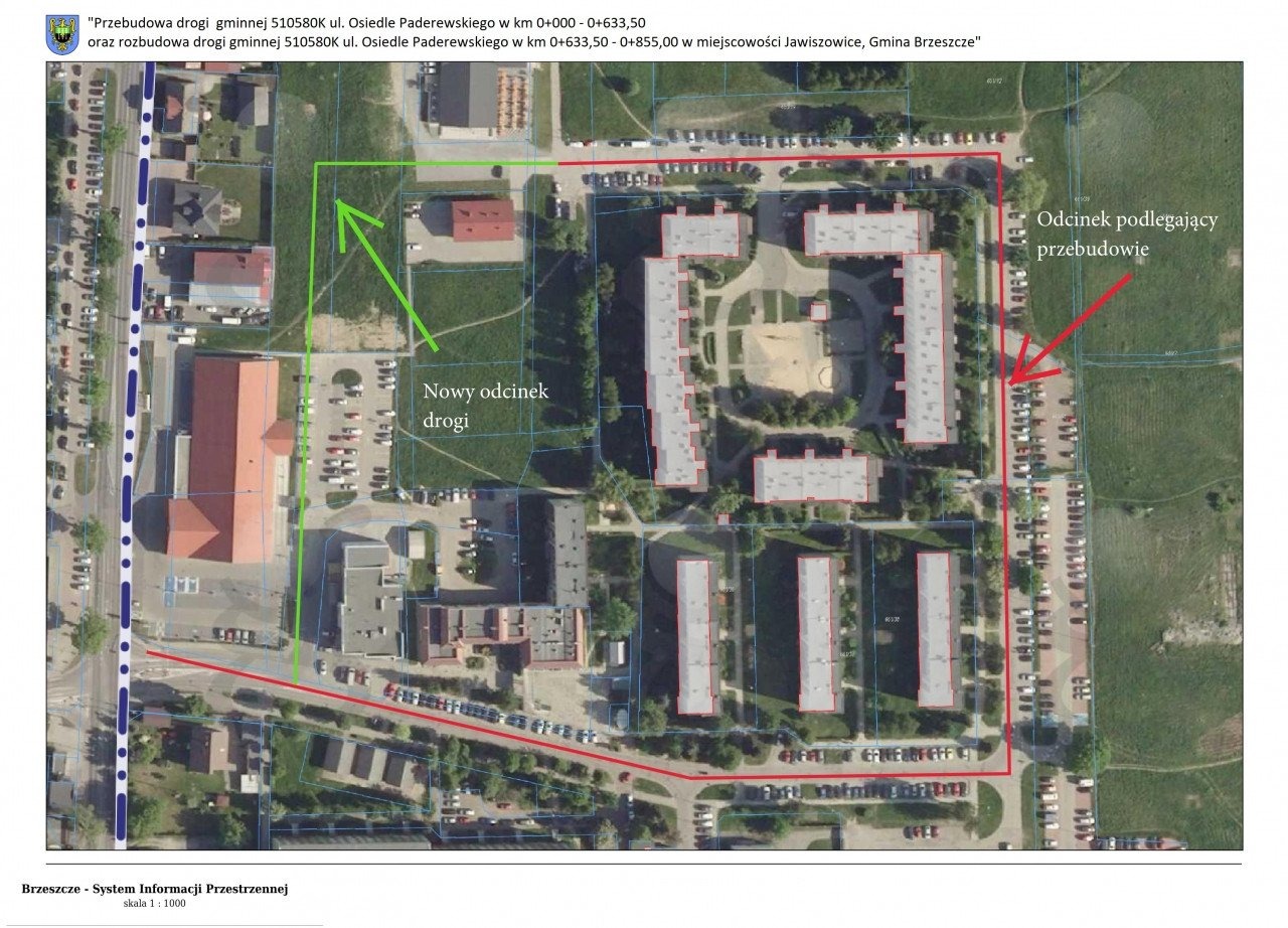 Przebudowa drogi na Osiedlu Paderewskiego - InfoBrzeszcze.pl
