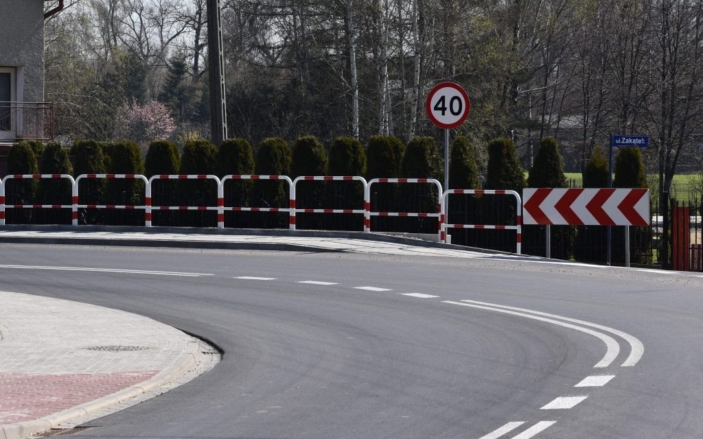 Droga powiatowa w Skidziniu po modernizacji - InfoBrzeszcze.pl