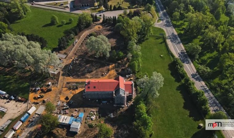 Przyszła siedziba Muzeum Pamięci z lotu ptaka - InfoBrzeszcze.pl