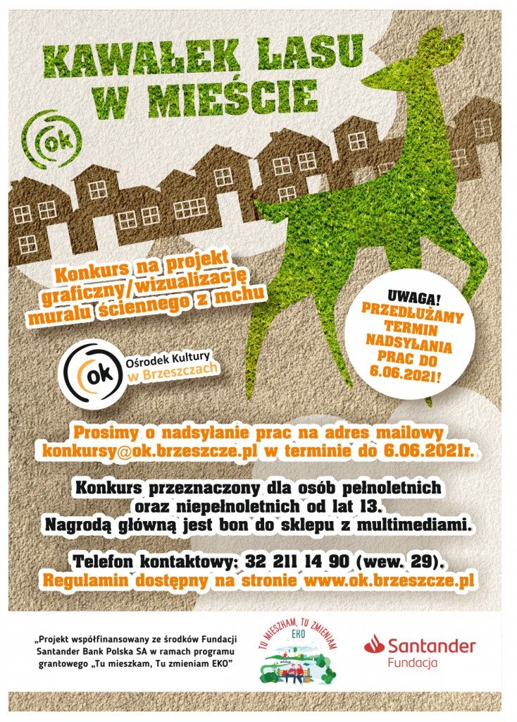 Konkurs na projekt muralu z mchu - InfoBrzeszcze.pl