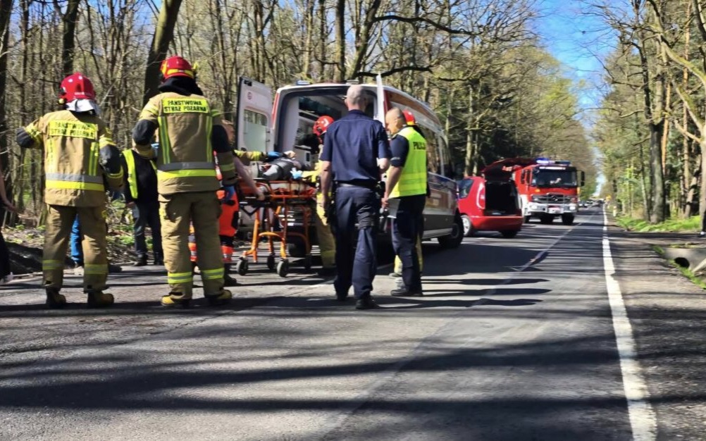 Jawiszowice- motocyklista zderzył się z samochodem osobowym - InfoBrzeszcze.pl