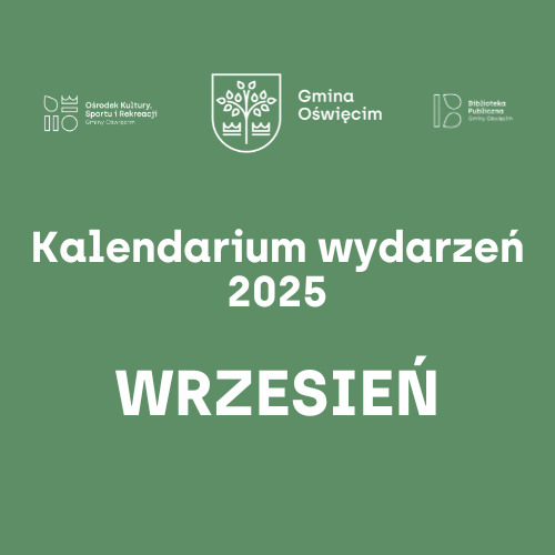 Kalendarium wydarzeń - WRZESIEŃ