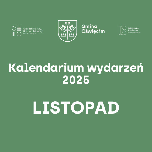 Kalendarium wydarzeń - LISTOPAD