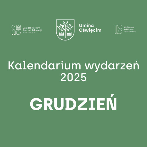 Kalendarium wydarzeń - GRUDZIEŃ