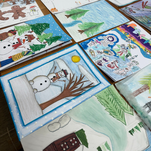 Wyniki konkursu plastycznego „Moja zimowa kartka pocztowa”