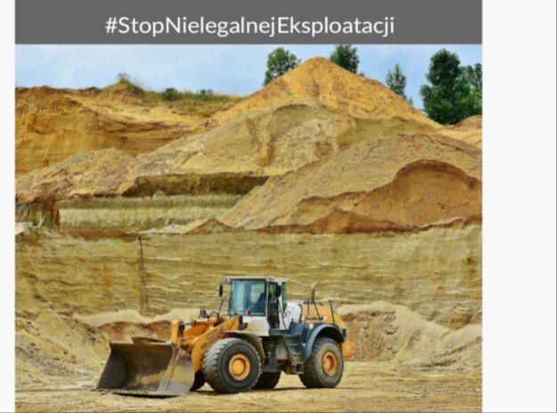 #StopNielegalnejEksploatacji - nie wydobywaj bez koncesji