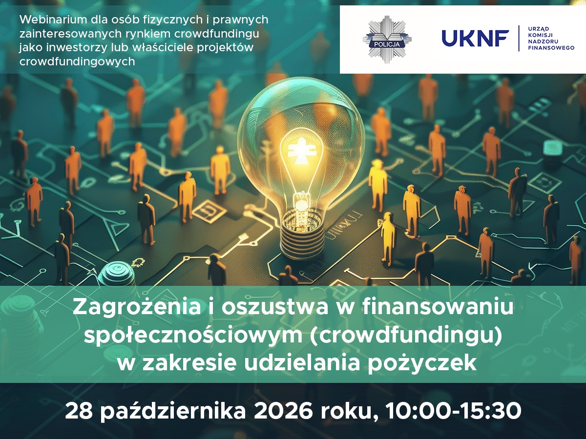„Zagrożenia i oszustwa w finansowaniu społecznościowym (crowdfundingu) w zakresie udzielania pożyczek