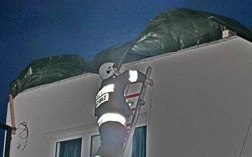 Usuwanie zniszczeń po wichurach