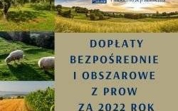 Dopłaty bezpośrednie i obszarowe z PROW za 2022 rok – już można składać wnioski