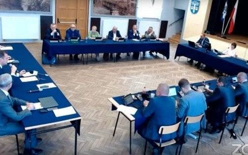 Starosta na sesji Rady Gminy