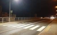 Doświetlone przejścia na drodze krajowej