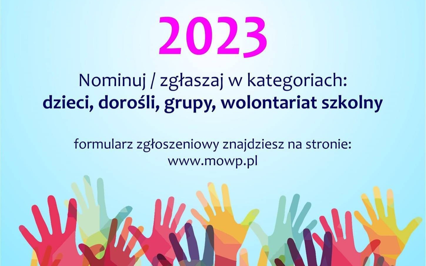 Konkurs Wolontariusz Roku 2023