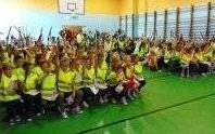 Przeciszów. „Odblaskowa Szkoła”. Sport to zdrowie, a odblaski to bezpieczeństwo.