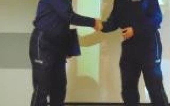 Oświęcim. Pożegnanie podinspektora Arkadiusza Śniadka i powitanie podinspektor Urszuli Martyniuk na stanowisku I Zastępcy Komendanta Powiatowego Policji w Oświęcimiu