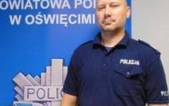 Oświęcim. Lucjan Glaski "Anioł Stróż" w niebieskim mundurze - kandydat na „Policjanta Małopolski Roku 2019”