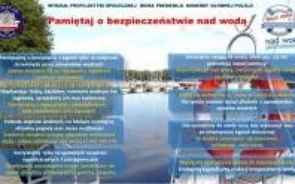 KGP. Bezpieczne Wakacje 2019.Pamiętaj o bezpieczeństwie nad wodą!