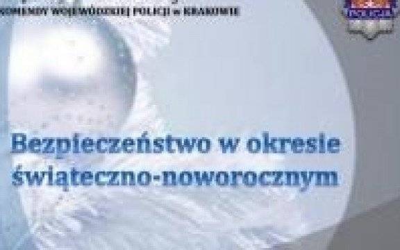 KWP Kraków. Przedświąteczne porady Wydziału Prewencji