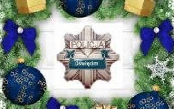 KPP Oświęcim. Świąteczno-noworoczne życzenia dla mieszkańców powiatu oświęcimskiego