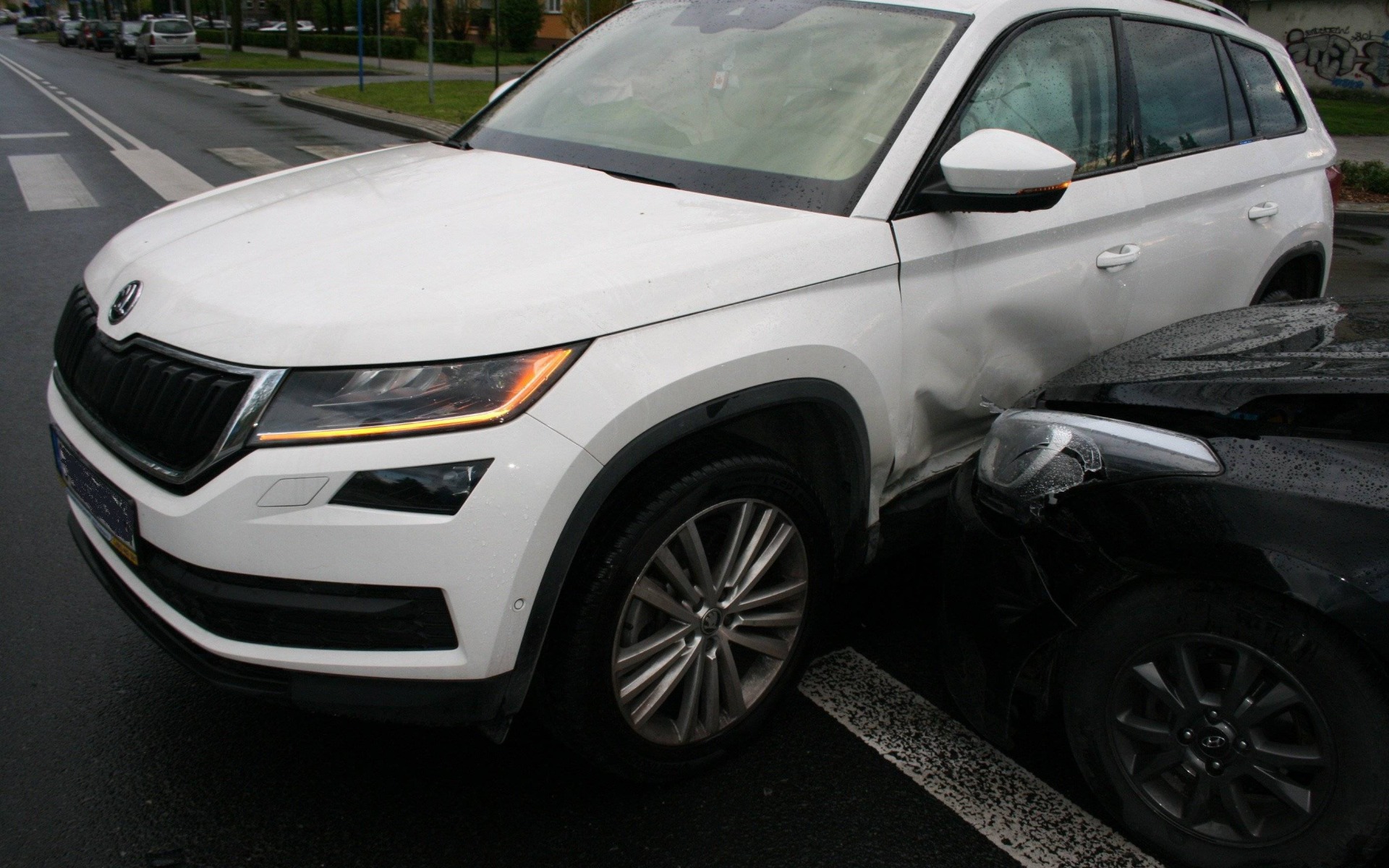 Oświęcim. Kolizja drogowa z udziałem kobiety podejrzanej o jazdę w stanie nietrzeźwości