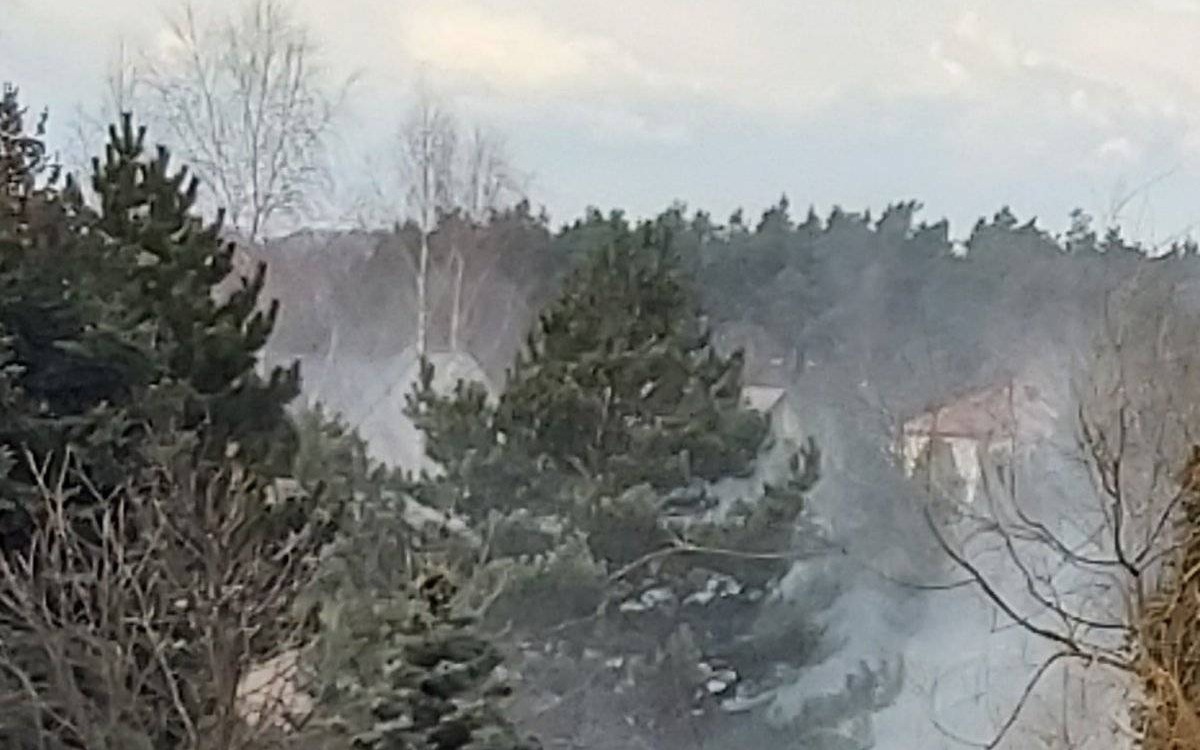 Oświęcim. Policjanci nałożyli mandaty za spalanie odpadów w ognisku