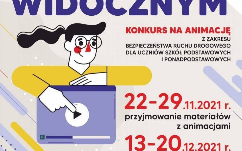KWP Kraków. Małopolski Konkurs na Animację „Patrzeć i być widocznym” dla uczniów szkół podstawowych i ponadpodstawowych