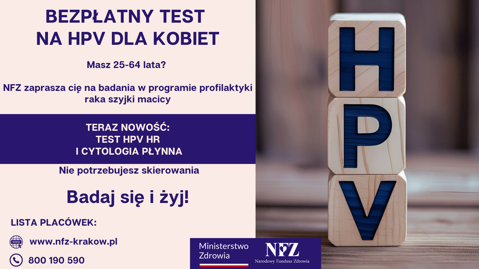 Oświęcim. Program profilaktyki raka szyjki macicy