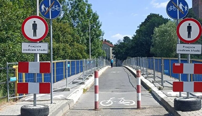 Oświęcim. Rusza przebudowa kładki przy ul. Cichej