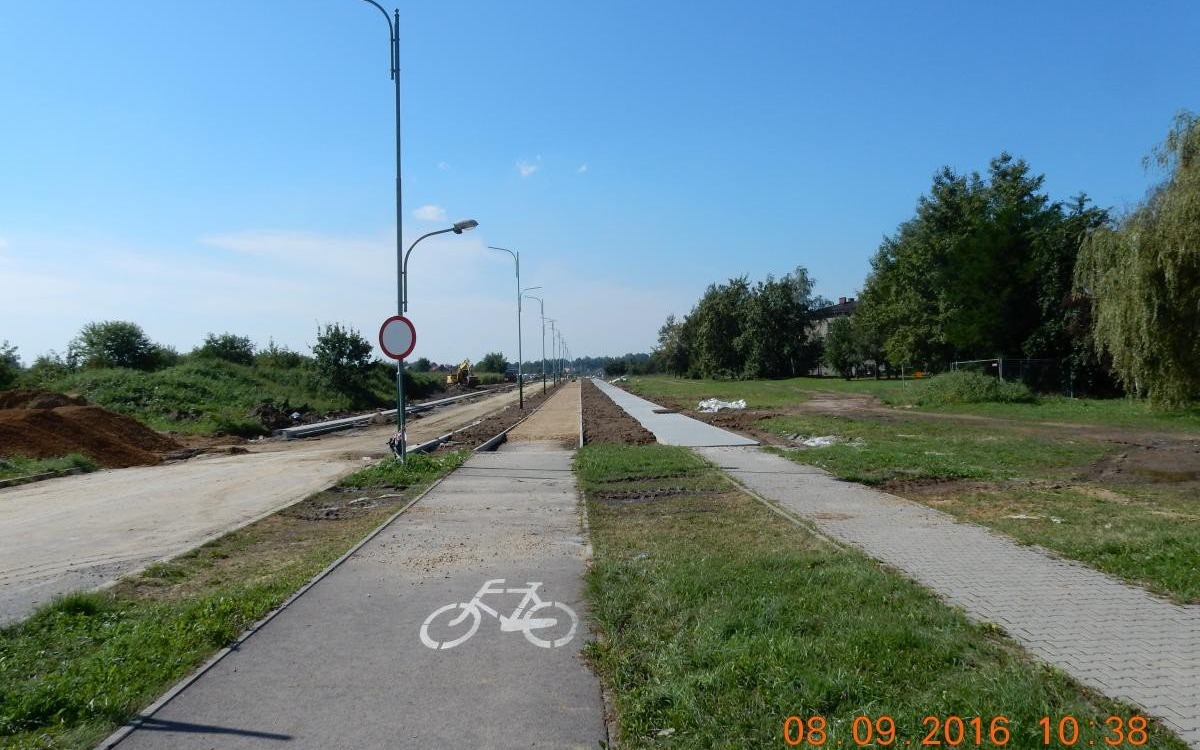 Powstaje nowa droga, która odciąży ruch na rondzie przy moście Jagiellońskim i od strony Kęt