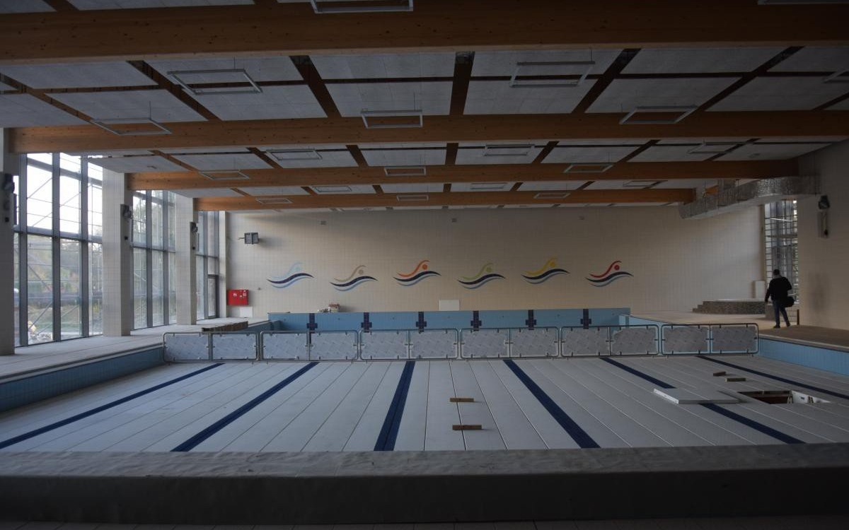 25- metrowy basen rozgrzewkowy jest już gotowy