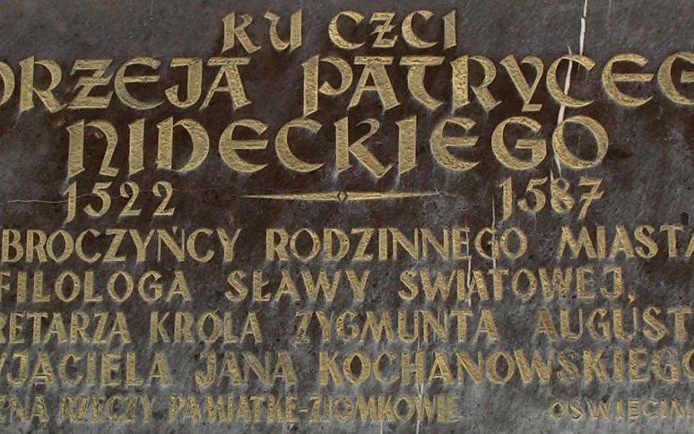 Andrzej Patrycy Nidecki patronem 2017 roku