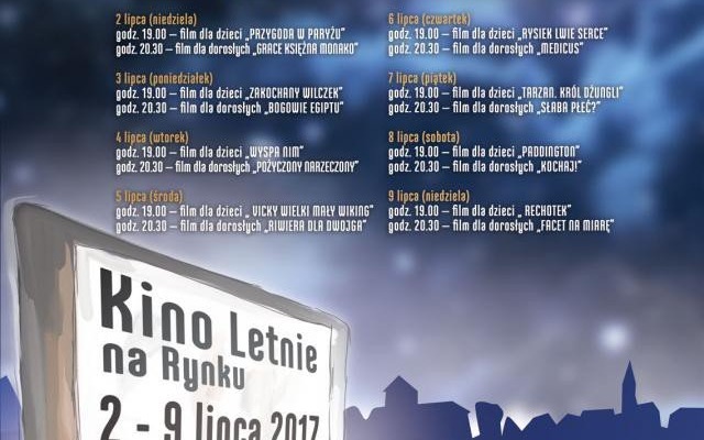 Oświęcim. Kino letnie zaprasza