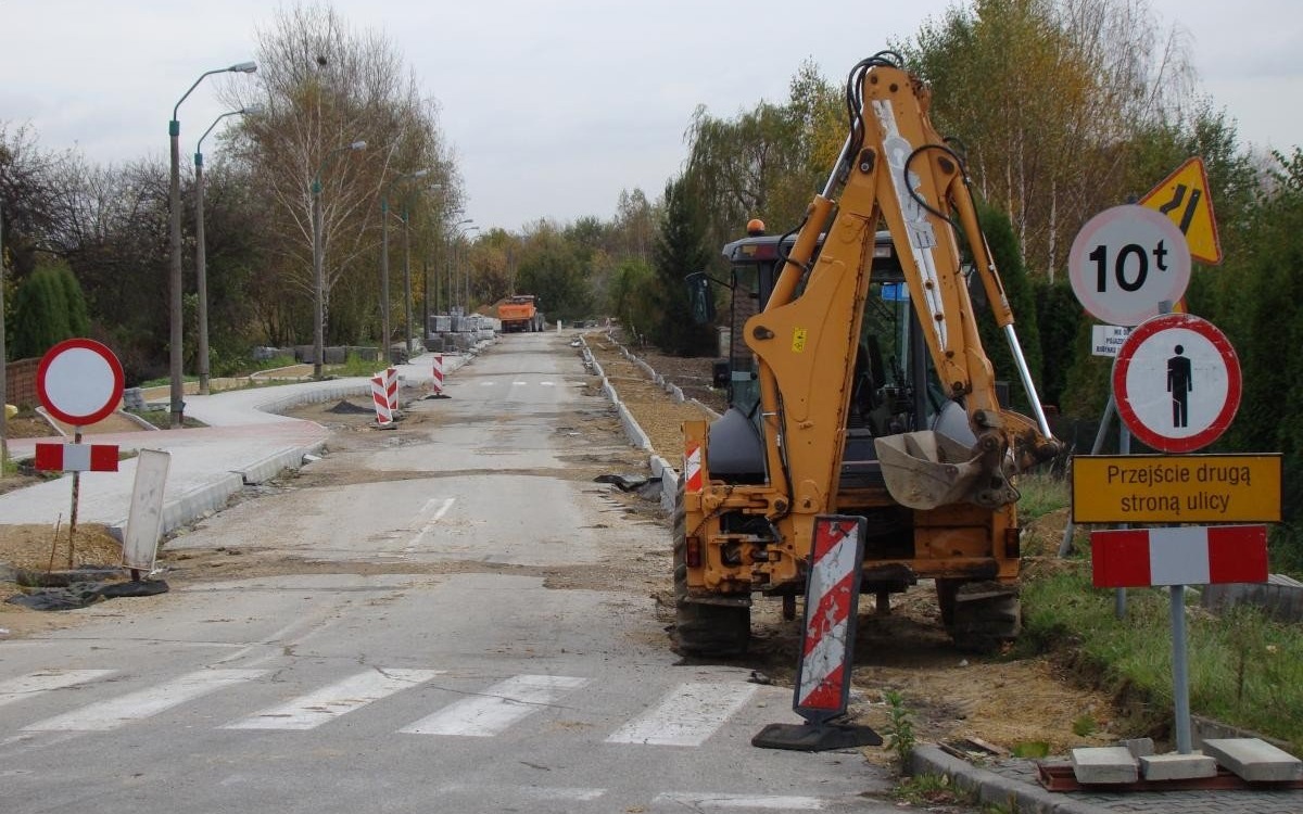 Oświęcim. Ulica św. Barbary zamknięta dla ruchu na czas robót drogowych
