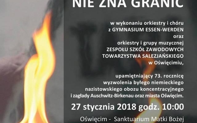 Oświęcim. Koncert pt. " Muzyka nie zna granic" w wykonaniu młodzieży polskiej i niemieckiej