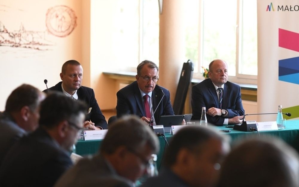 Oświęcim. Posiedzenie Zarządu Województwa Małopolskiego