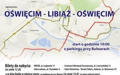 Oświęcim. Rodzinny Rajd Rowerowy już w przyszłą sobotę