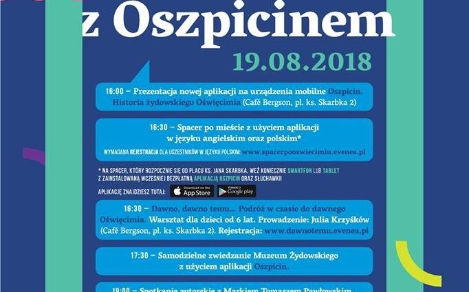 Oświęcim. Zaproszenie na niedzielę z Oszpicinem