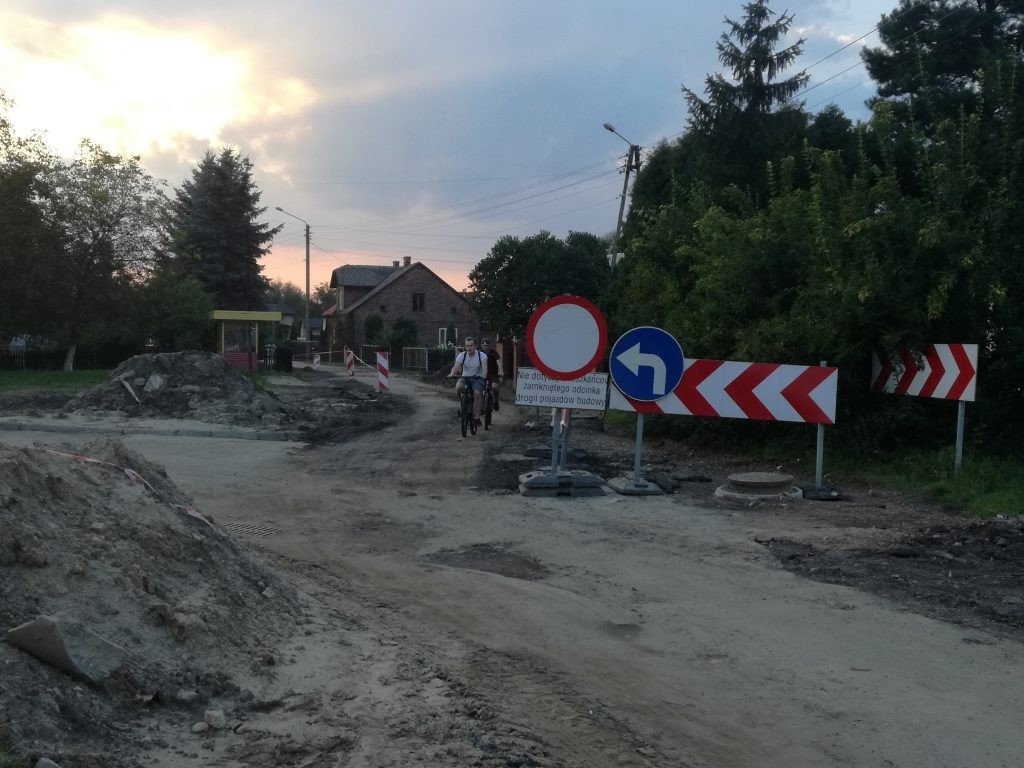 Oświęcim. Trwa przebudowa ulicy Garbarskiej i ulicy Wysokie Brzegi