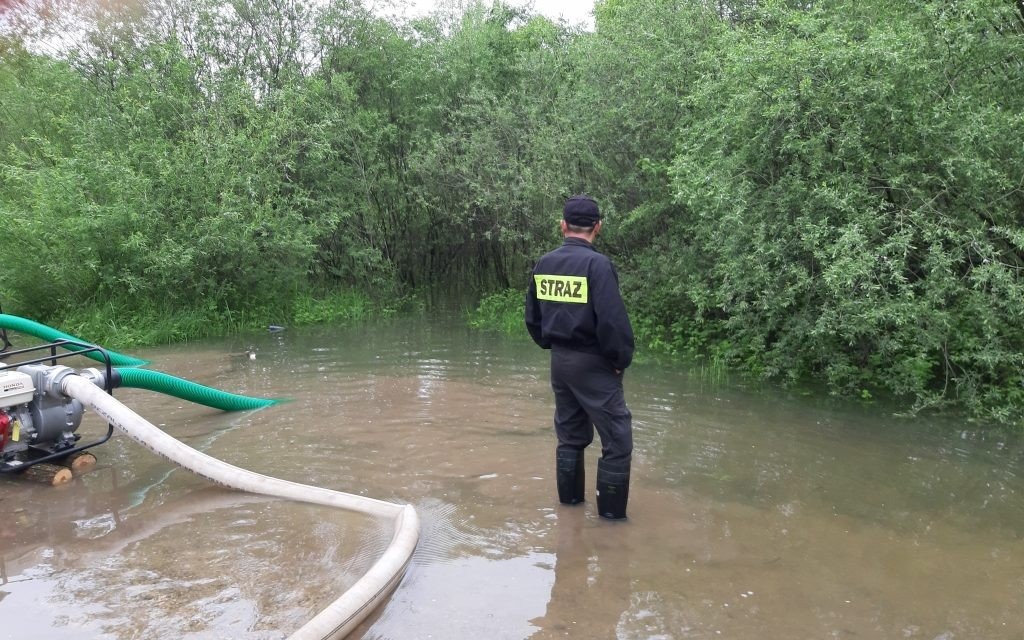 Oświęcim. Sytuacja w mieście w związku z alarmem powodziowym