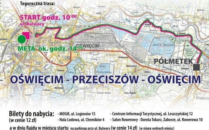 Oświęcim. Rodziny na start! Rusza sprzedaż biletów na Rodzinny Rajd Rowerowy