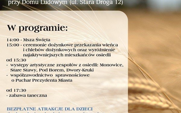 Święto Plonów w Monowicach