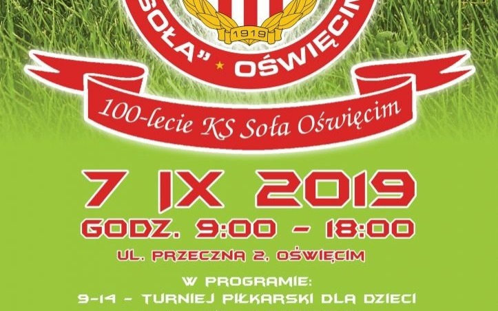 Oświęcim. 100-lecie Klubu Sportowego Soła