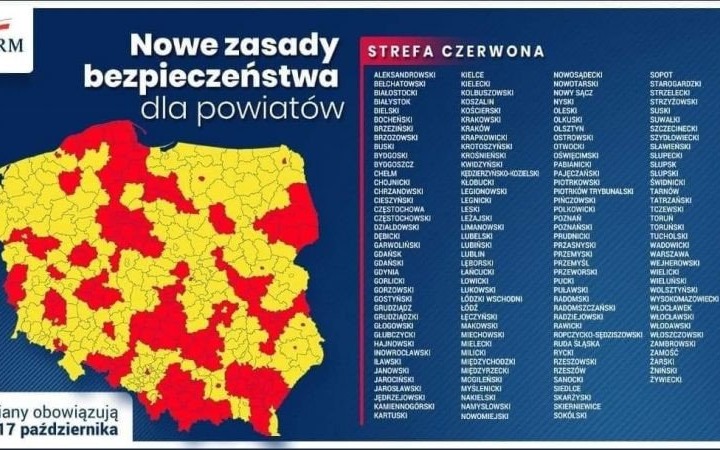 Oświęcim. Więcej obostrzeń dla mieszkańców od soboty