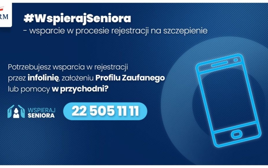 Oświęcim. Wsparcie dla seniora w procesie rejestracji na szczepienia