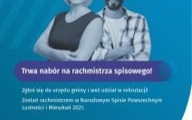 Spis powszechny NSP 2021 - Nabór kandydatów na rachmistrzów spisowych